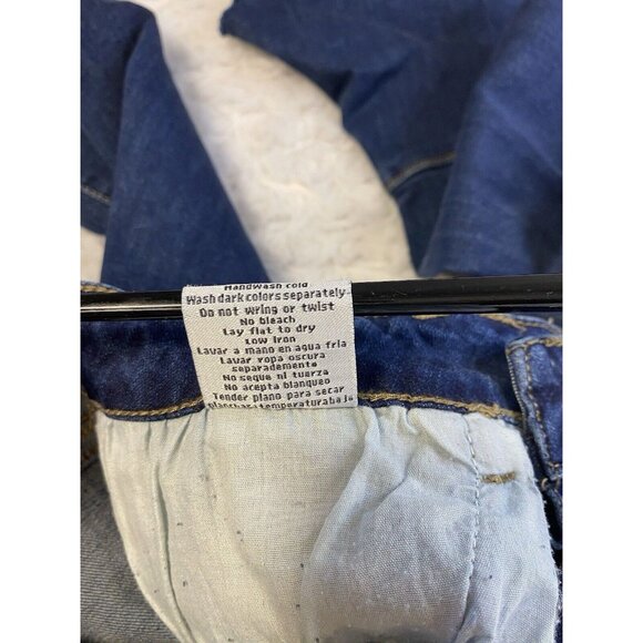 Judy Blue Crop Flared Fit Size 5 / 27 JB8440 Raw Hem Stretch Stylish Comfort - Picture 8 of 9